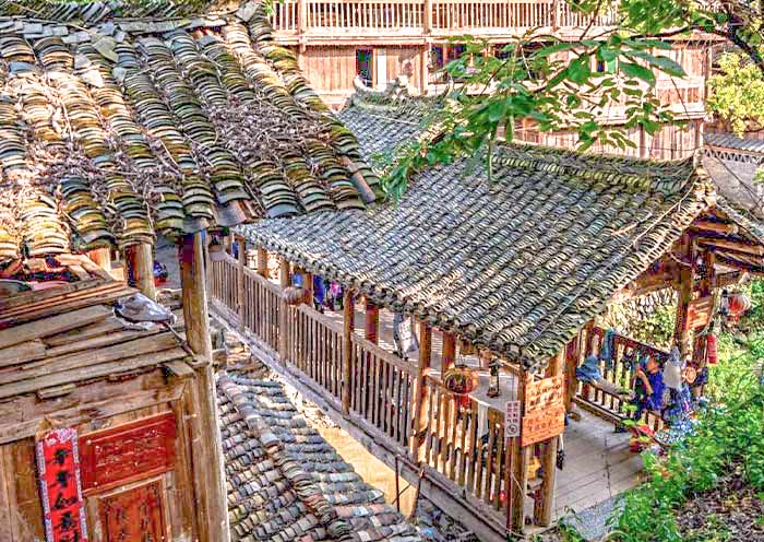 Wind and Rain Bridge in Dali Dong Village