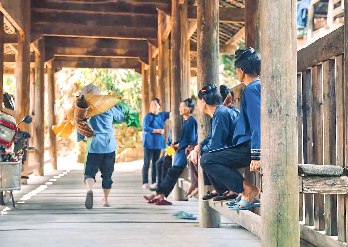 Wind and Rain Bridge in Dali Dong Villag