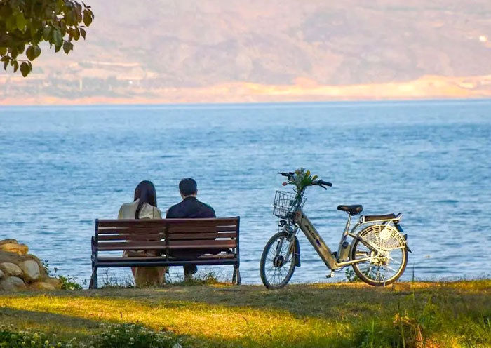 Lakeside Leisure After Biking by Erhai Lake