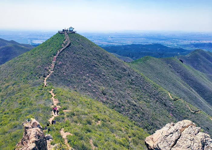 Daqing Mountain,  a popular hiking destination for locals