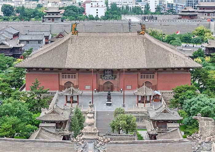 The Biggest Great Buddha Hall, Huayan Temple  