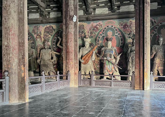 Four Heavenly Kings & more, Shanhua Temple