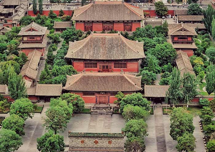 Bird-eye View of Shanhua Temple