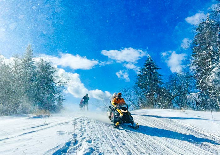 Datudingzi Mountain Snowmobile Thrills