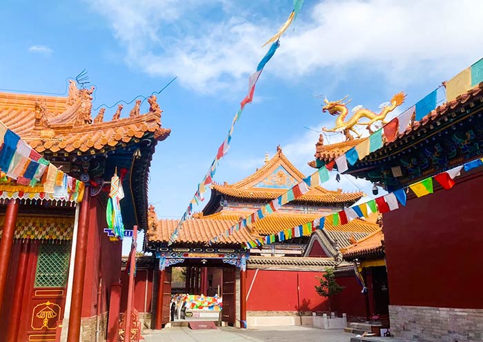 Han, Tibetan & Mongolian architectural styles of Dazhao Temple