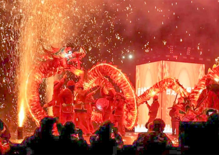 Dragon Dance and Firework Festival in Guizhou