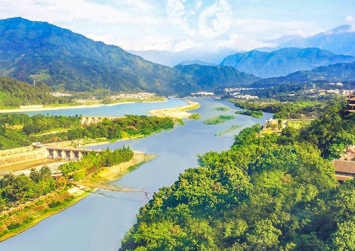 Dujiangyan Irrigation System, a UNESCO World Heritage Site