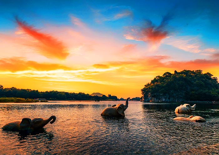 Elephant Trunk Hill in Guilin
