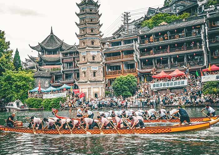 Fenghuang Ancient Town Dragon Boat Races
