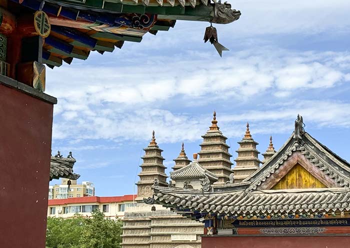 Nice view of Five Pagodas Temple