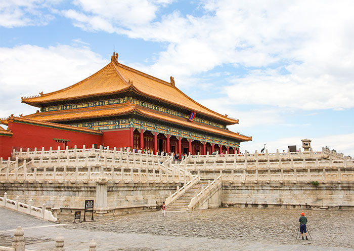 Grand Architecture of Forbidden City Beijing Forbidden City