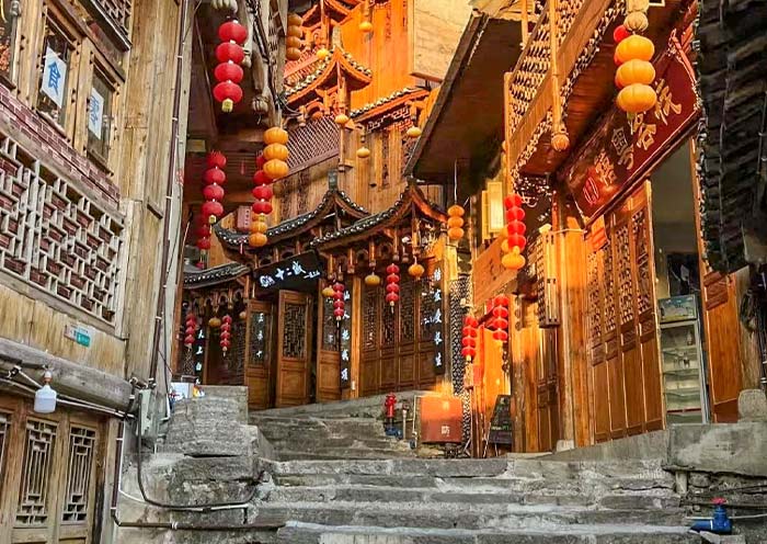Five-Li Stone Slab Street of Furong Ancient Town