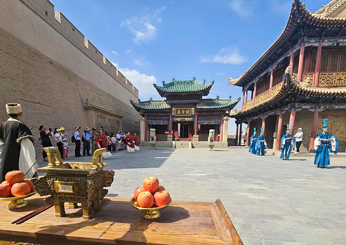 Performance inside Jiayuguan Pass Performance inside Jiayuguan Pass