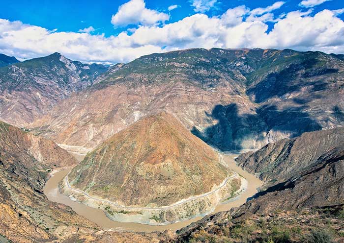 Great Bend of Jinsha River in Shangri-La