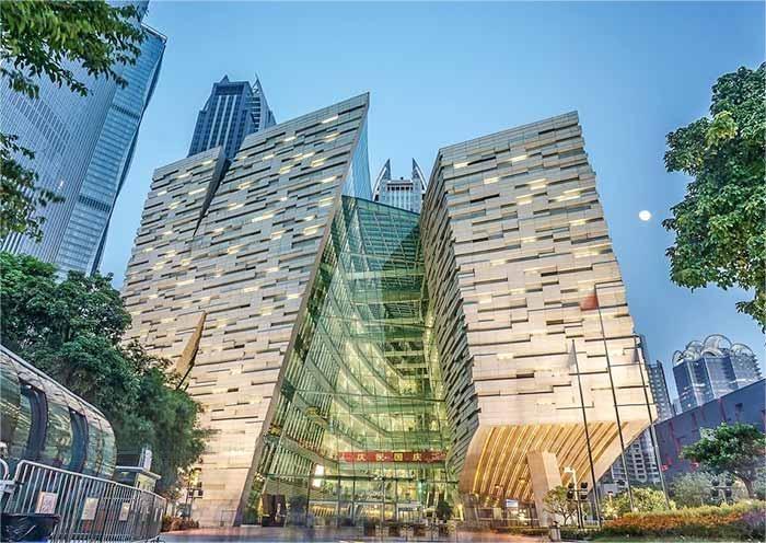 Guangzhou Library at Night Guangzhou Library at Night