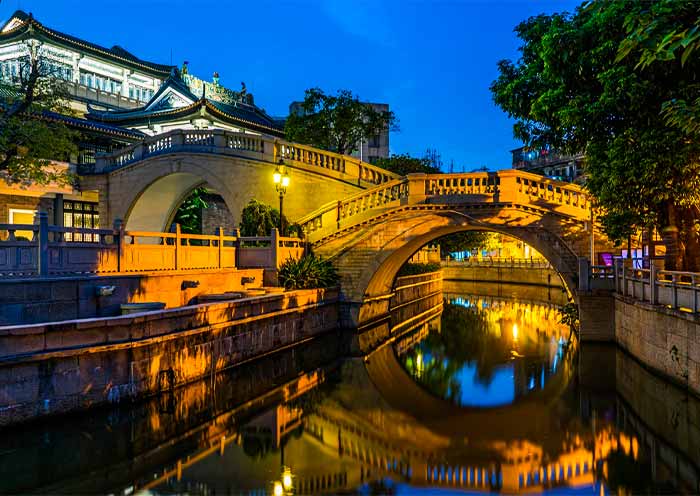 Yongqingfang at Night