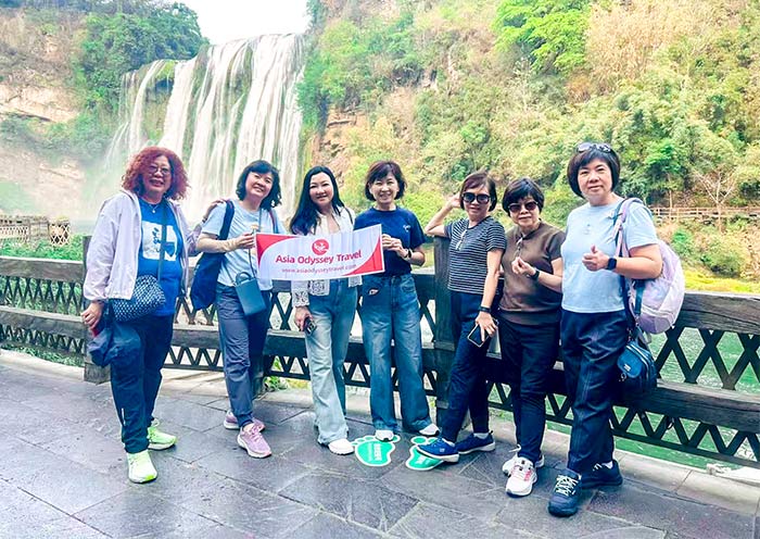 Our Guests at Maling River Canyon in Guizhou