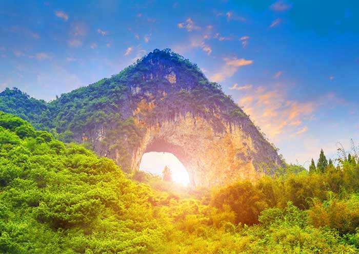 Yangshuo Moon Hill