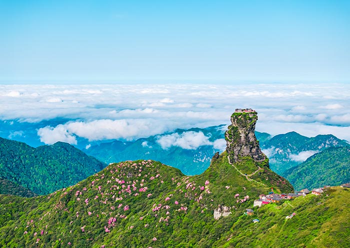 Fanjing Mountain in Spring