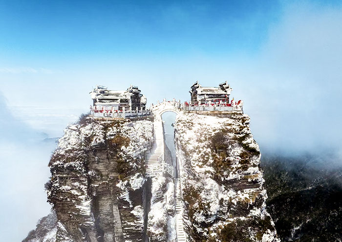 Fanjing Mountain in Winter