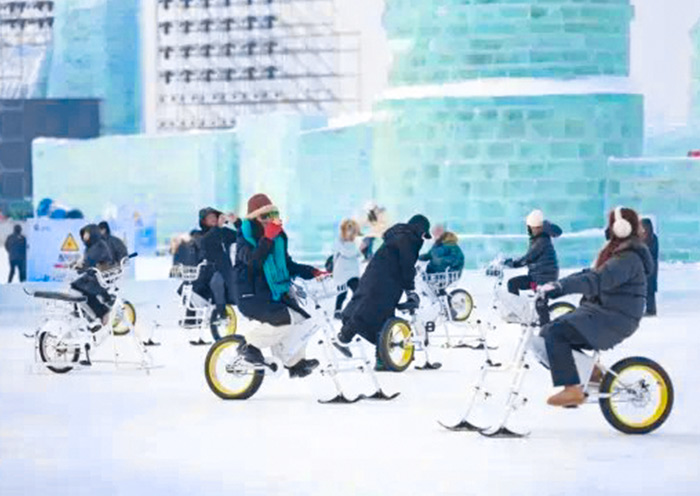 Ice Biking Harbin Ice and Snow World
