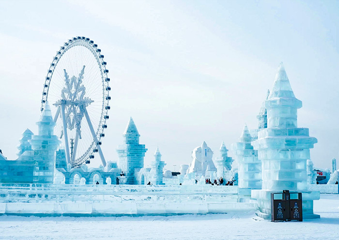 Breathtaking Ice Sculptures in Harbin Ice and Snow World