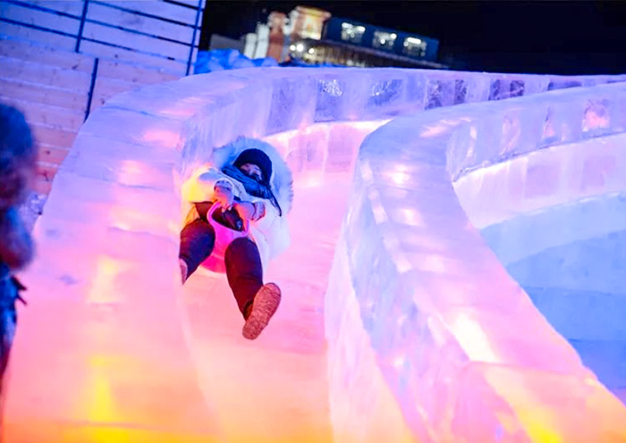 Ice Slide in Harbin Ice and Snow World