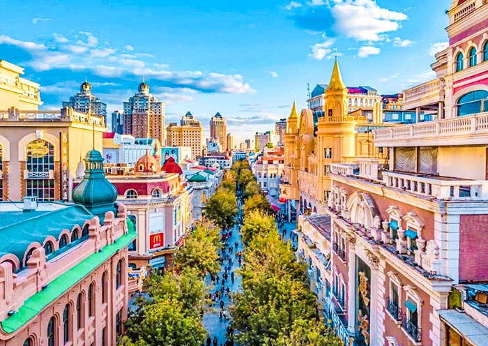Zhongyang Pedestrian Street, Harbin
