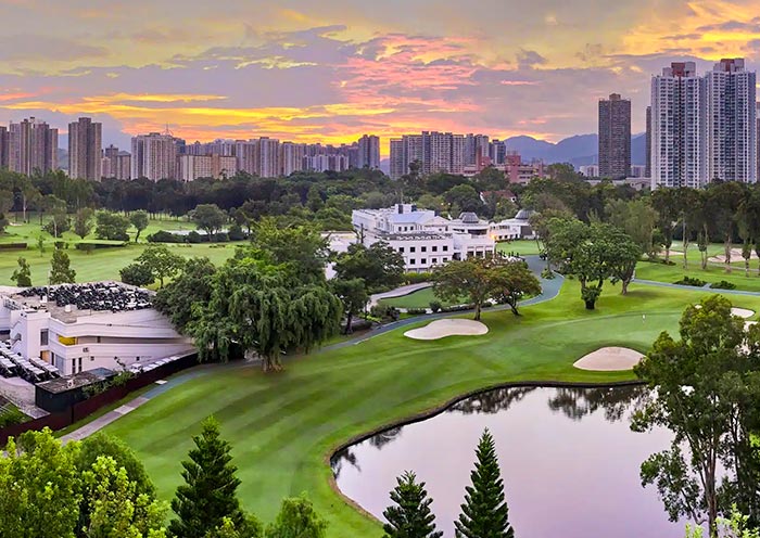 Sunset at Fanling, Hong Kong Golf Club