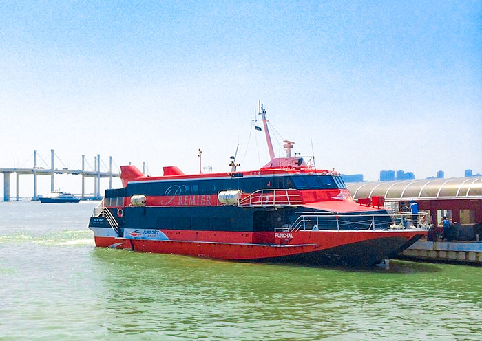 55 minutes Hong Kong to Macau Ferry