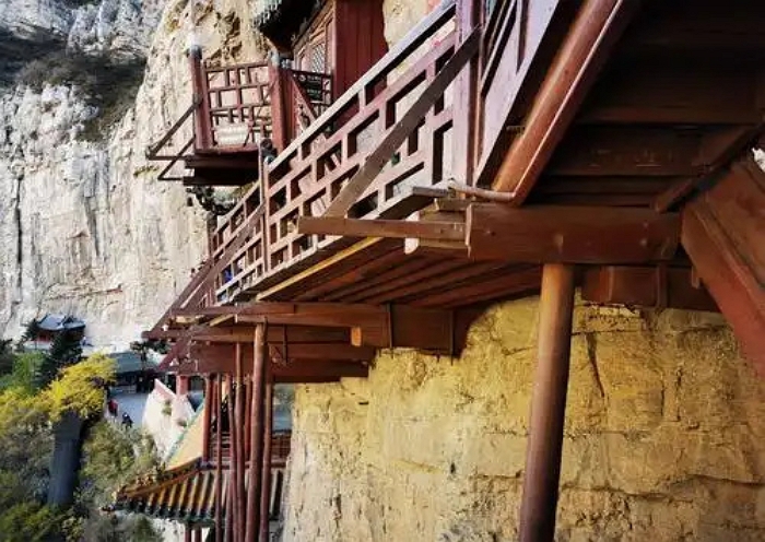 Horizontal Beams of Hanging Temple
