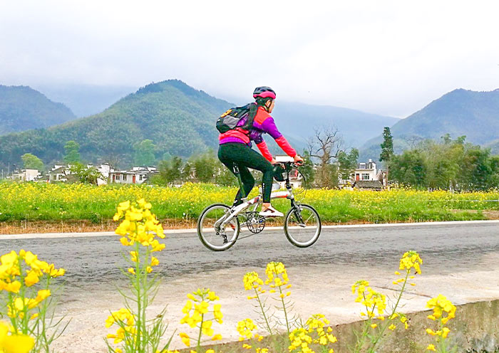biking
