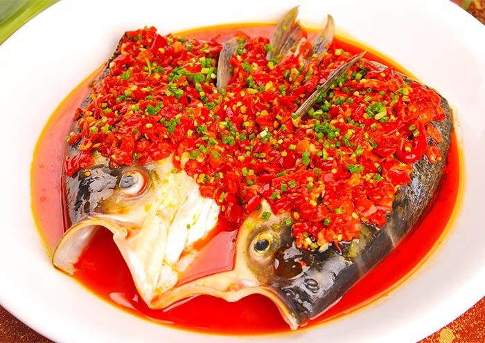 Fish Head with Chopped Pepper