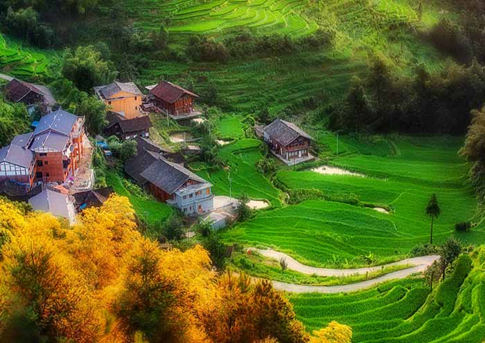 Hunan Ziquejie Rice Terraces, Like a Fairytale Land