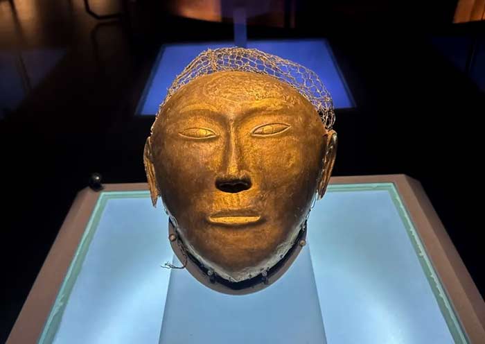 Golden Mask of Liao Dynasty