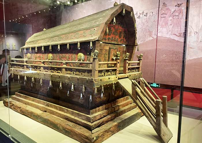 Painted Wooden Coffin, Liao Dynasty
