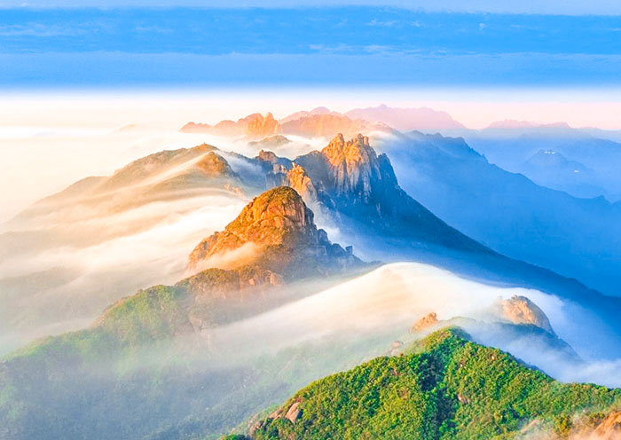 Jiuhua Mountain Landscape
