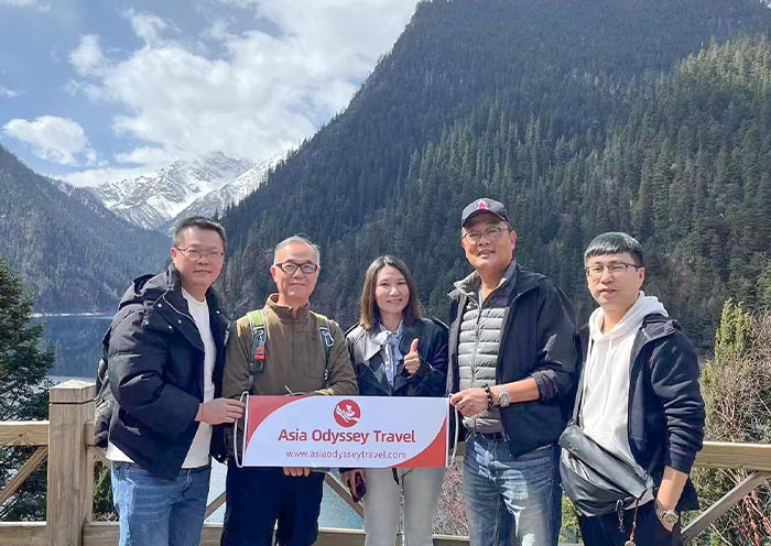 Our Visitors in Jiuzhaigou National Park