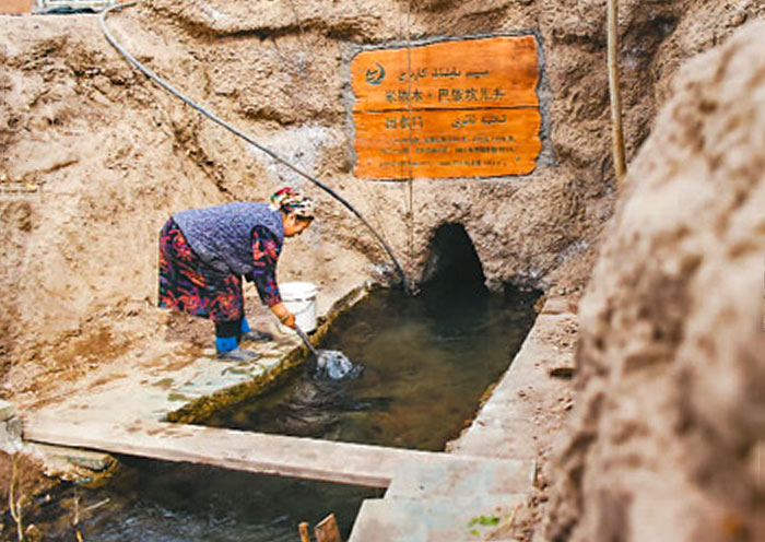 Water of karez system