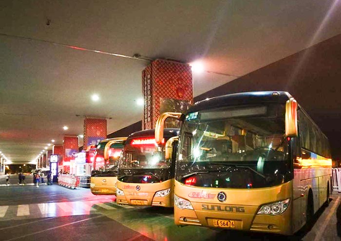 Shuttle Bus at Kunming Airport