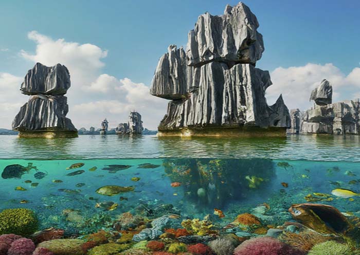 How Stone Forest Might Look 270 Million Years Ago (AI Generated)