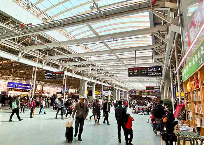 Inside of Kunming Train Station