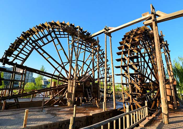 Waterwheel by Yellow River Waterwheel by Yellow River
