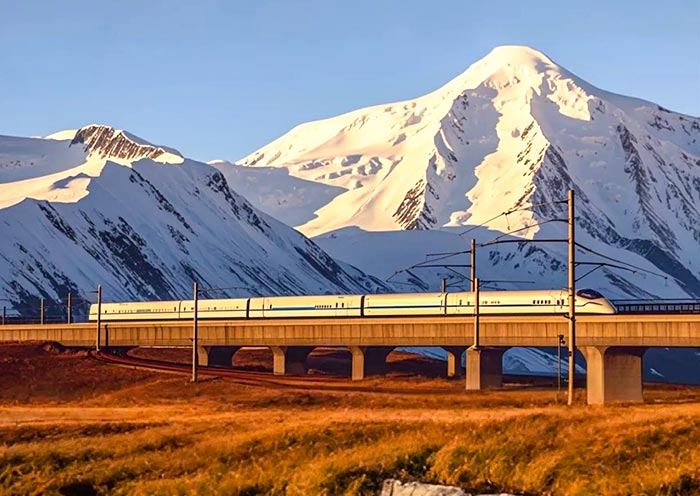 Gansu Xinjiang High Speed Train