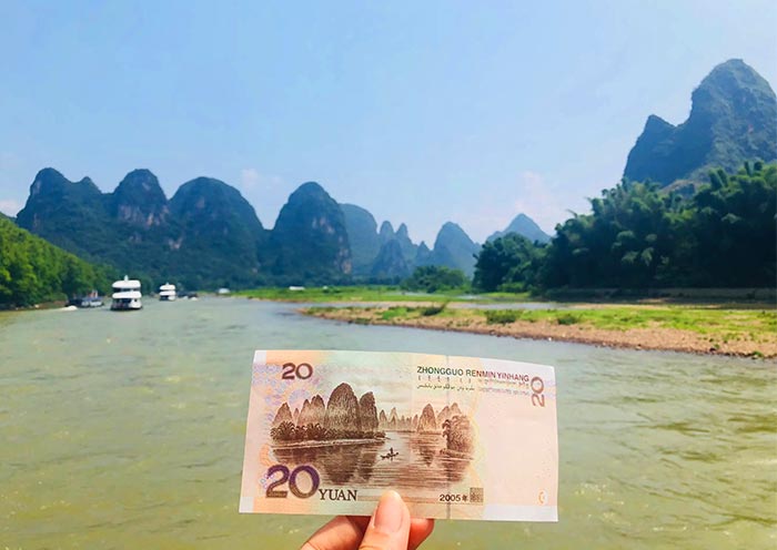 Li River and 20 Yuan, Guilin