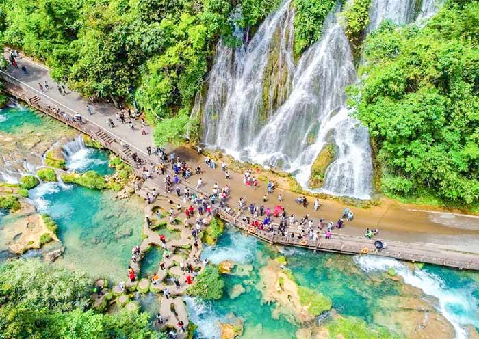 Laya Waterfall in Libo Xiaoqikong Scenic Area