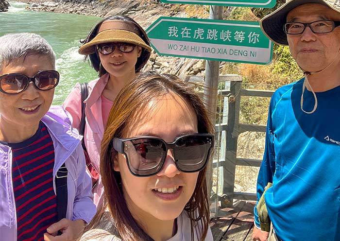 Our Guests Visited Tiger Leaping Gorge