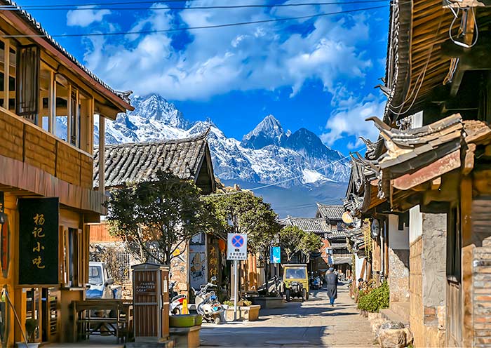 Baisha Village, known for its traditional Naxi architecture