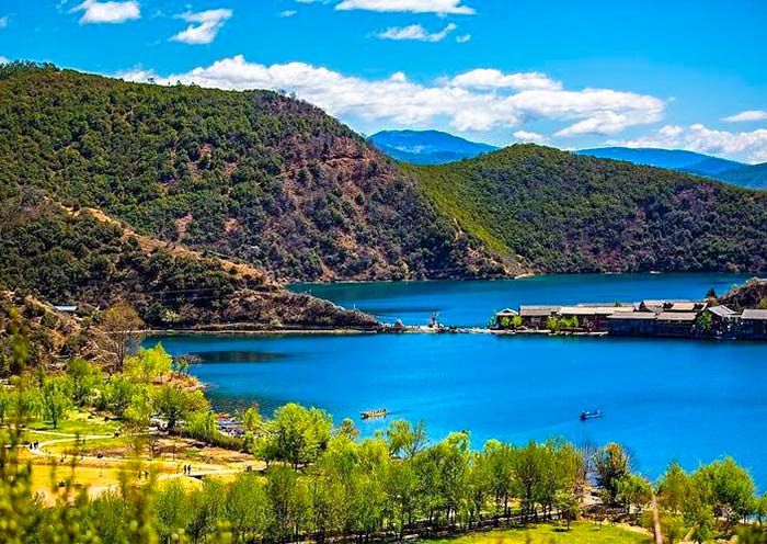 Lugu Lake, a breathtakingly beautiful lake