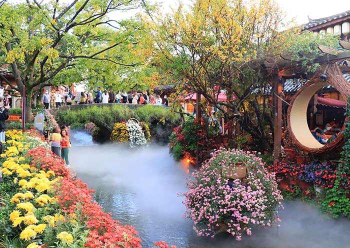 Water canal in Lijiang Old Town